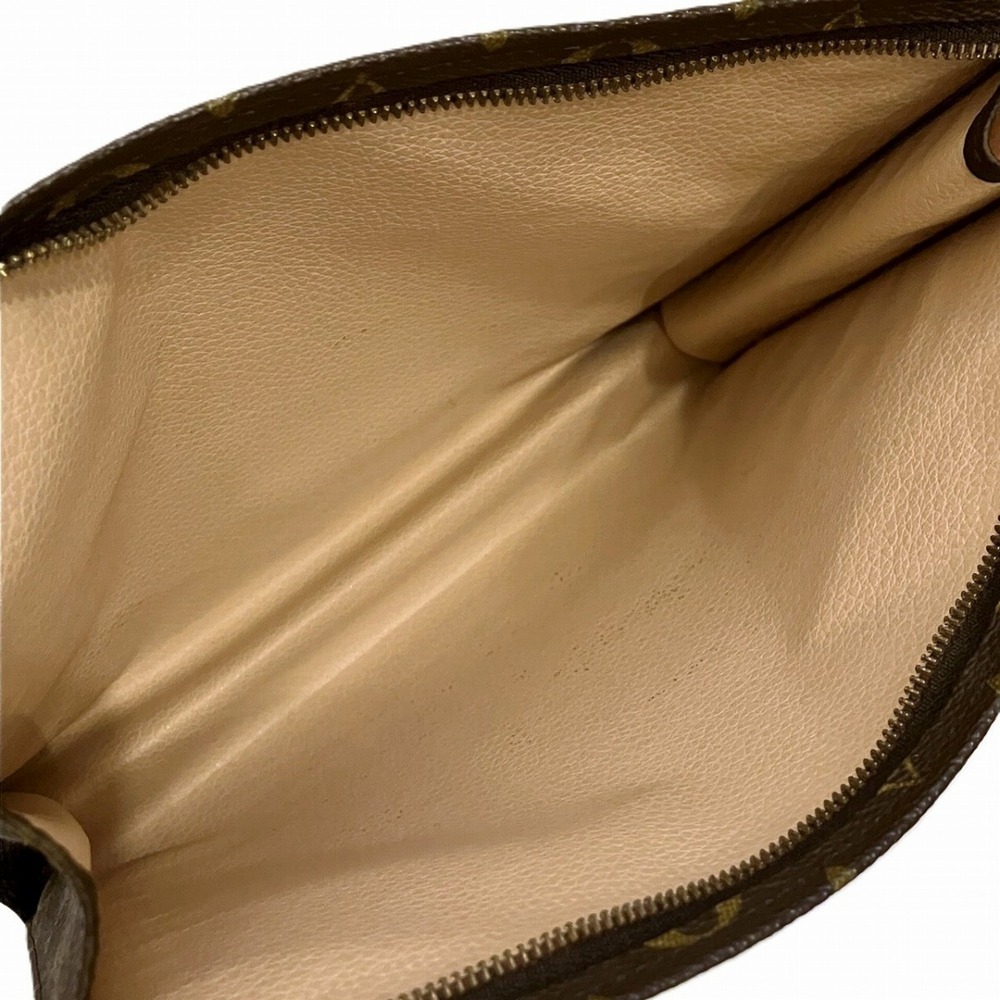 LOUIS VUITTON Brown Monogram Canvas Pochette Clutch Bag - Picture 5 of 9